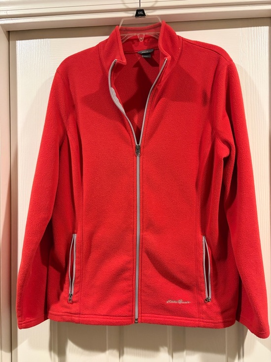 Eddie Bauer Jackets & Blazers - Eddie Bauer Womens Red Full-Zip Jacket Size L